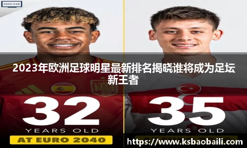 2023年欧洲足球明星最新排名揭晓谁将成为足坛新王者